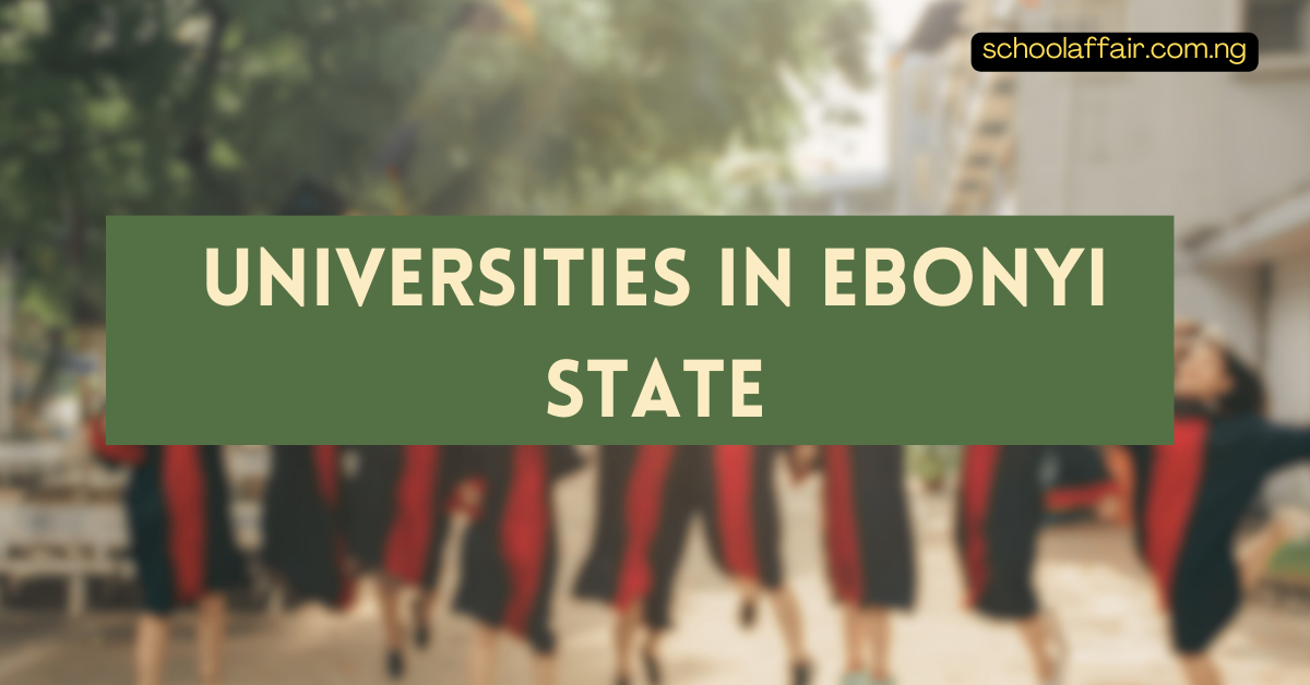 Complete List of Universities in Ebonyi State in 2024