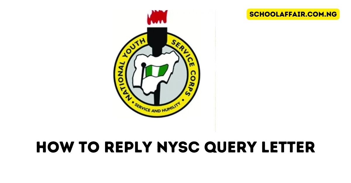 How to reply nysc query letter for absence
