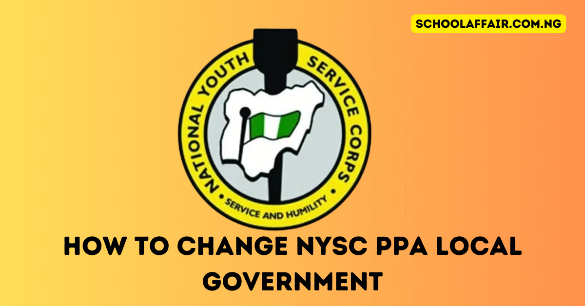 How to change nysc ppa local government