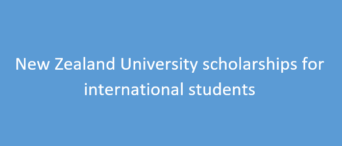 New Zealand University scholarships