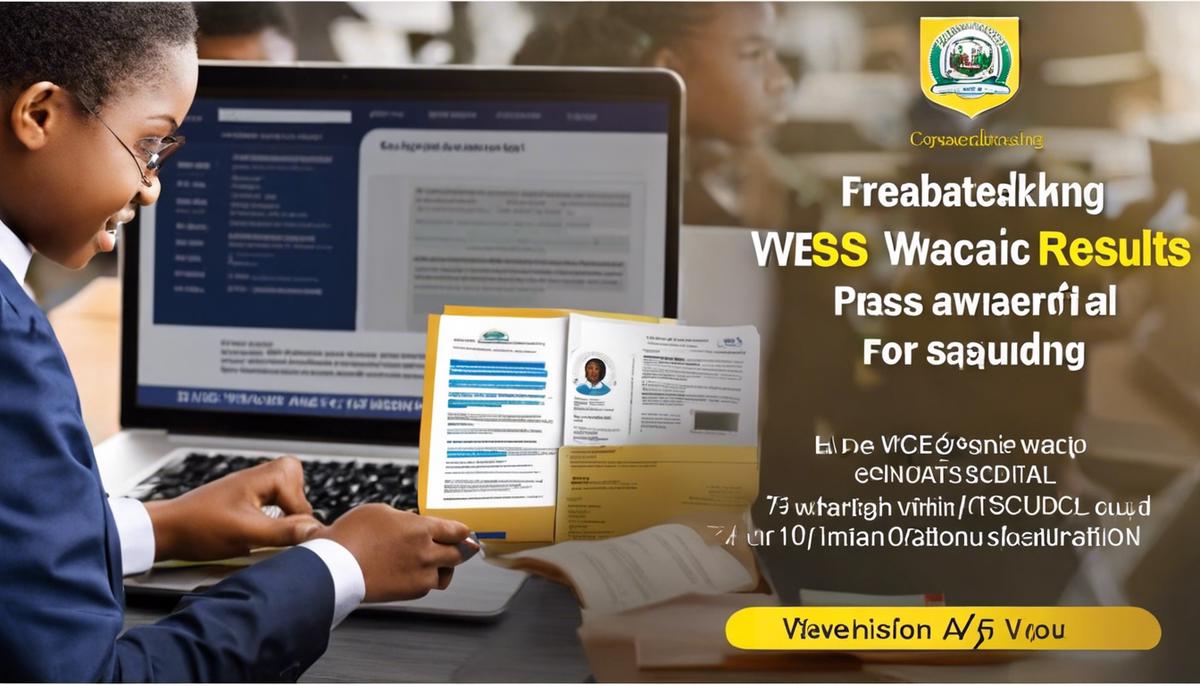 Image description: Steps to send WAEC results to WES for evaluation